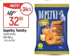 Globus Dupetky, Twistky nabídka