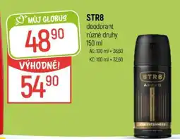 Globus STR8 deodorant různé druhy 150 ml nabídka