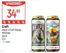Globus Craft Neipa a Craft Mango Milshake nabídka