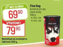 Globus Fine Dog konzerva pro psy nabídka
