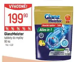 Globus GlanzMeister tablety do myčky nabídka