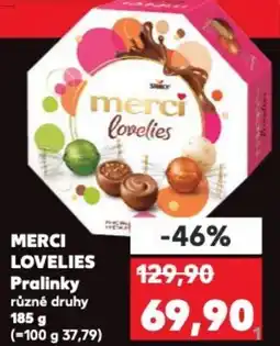 Kaufland MERCI LOVELIES Pralinky nabídka