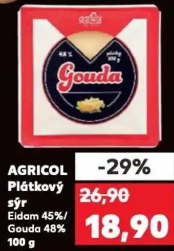 Kaufland AGRICOL Plátkový sýr nabídka