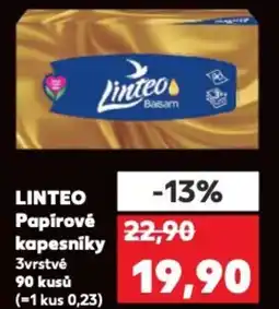 Kaufland LINTEO Papírové kapesníky nabídka