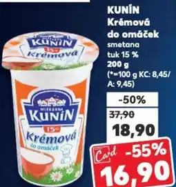 Kaufland KUNIN Krémová do omáček nabídka