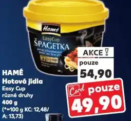 Kaufland HAME Hotová jídla Easy Cup nabídka