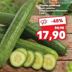 Kaufland Okurka salátová nabídka