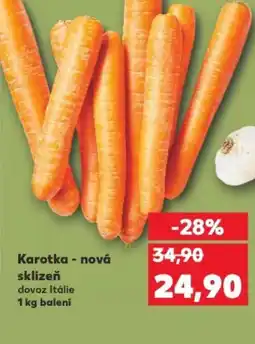 Kaufland Karotka - nová sklizeň nabídka