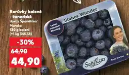 Kaufland Borůvky balené - kanadské nabídka