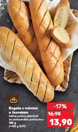 Kaufland Bageta s máslem a česnekem nabídka