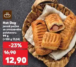Kaufland Hot Dog nabídka