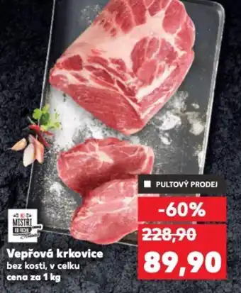 Kaufland Vepřová krkovice nabídka