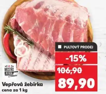 Kaufland Vepřová žebírka nabídka