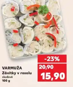 Kaufland VARMUŽA Závitky v rosolu sledové nabídka