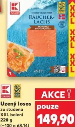Kaufland Uzený losos nabídka