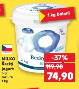 Kaufland MILKO Řecký jogurt nabídka
