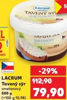 Kaufland LACRUM Tavený sýr smetanový nabídka