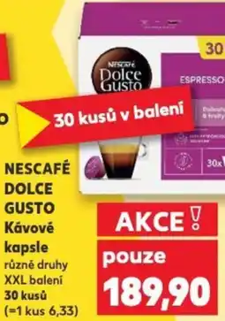 Kaufland NESCAFÉ DOLCE GUSTO Κάνονέ kapsle nabídka