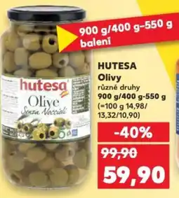 Kaufland HUTESA Olivy nabídka
