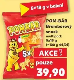 Kaufland POM-BÄR Bramborový snack nabídka