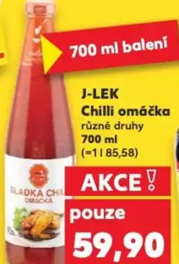 Kaufland J-LEK Chilli omáčka nabídka