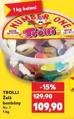 Kaufland TROLLI Želé bonbóny nabídka