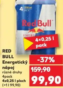 Kaufland RED BULL Energetický nápoj nabídka