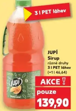 Kaufland JUPÍ Sirup nabídka
