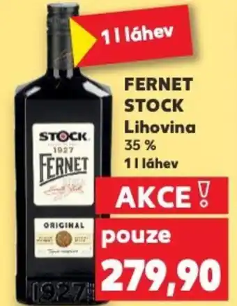 Kaufland FERNET STOCK Lihovina 35% nabídka