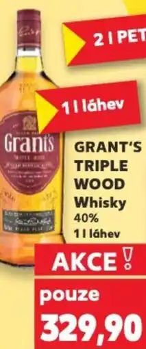 Kaufland GRANT'S TRIPLE WOOD Whisky 40% nabídka