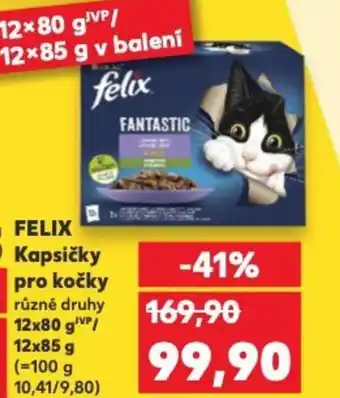 Kaufland FELIX Kapsičky pro kočky nabídka