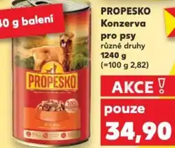 Kaufland PROPESKO Konzerva pro psy nabídka