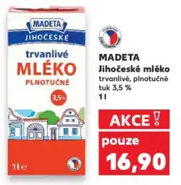Kaufland MADETA Jihočeské mléko nabídka