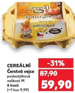Kaufland CEREÁLNÍ Čerstvá vejce nabídka
