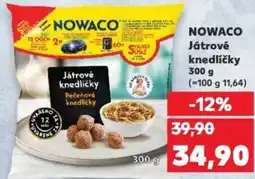 Kaufland NOWACO Játrové knedlíčky nabídka