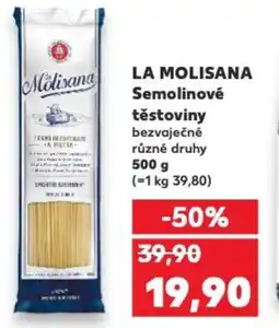 Kaufland LA MOLISANA Semolinové těstoviny nabídka