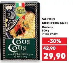 Kaufland SAPORI MEDITERRANEI Kuskus nabídka