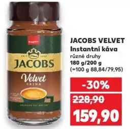 Kaufland JACOBS VELVET Instantní káva nabídka