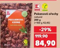 Kaufland Pekanové ořechy natural nabídka