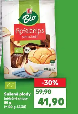 Kaufland Sušené plody jablečné chipsy nabídka