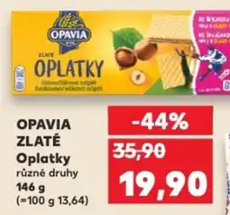 Kaufland OPAVIA ZLATÉ Oplatky nabídka