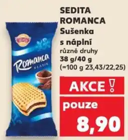 Kaufland SEDITA ROMANCA Sušenka s náplní nabídka