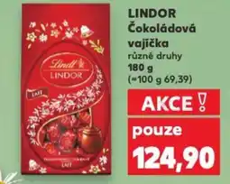 Kaufland LINDOR Čokoládová vajíčka nabídka