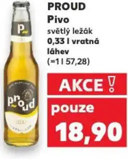 Kaufland PROUD Pivo nabídka