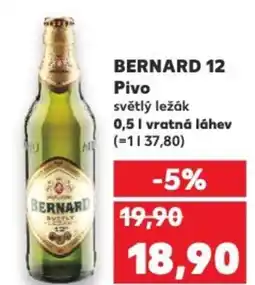 Kaufland BERNARD 12 Pivo nabídka