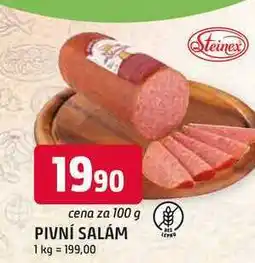 Trefa Pivní salám nabídka