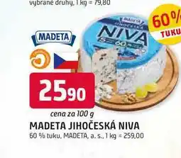 Trefa MADETA JIHOČESKÁ NIVA 60% tuku nabídka