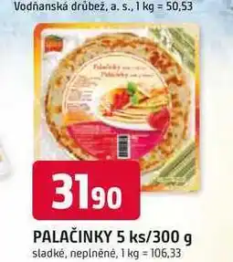 Trefa PALAČINKY 5 ks/300 g sladké, neplněné nabídka