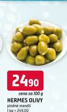 Trefa HERMES OLIVY plněné mandlí nabídka