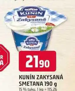 Trefa KUNÍN ZAKYSANÁ SMETANA 190 g 15% tuku nabídka